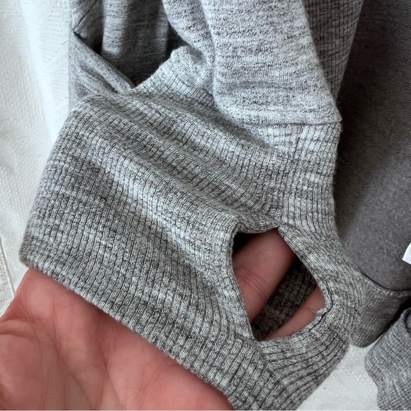 Athleta Modal Blend Studio Wrap in Gray size Medium - Picture 12 of 12